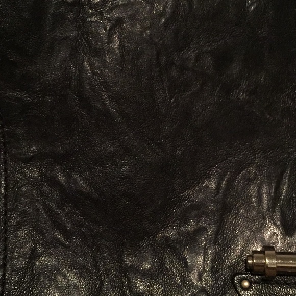 Givenchy Obsidia Black Sheepskin Leather Clutch - Picture 4 of 8